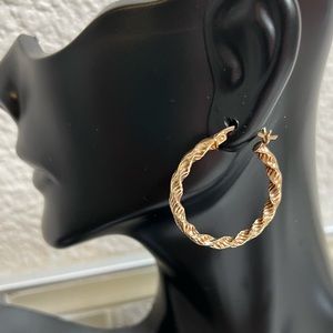 10k Solid Gold Hoop Earrings